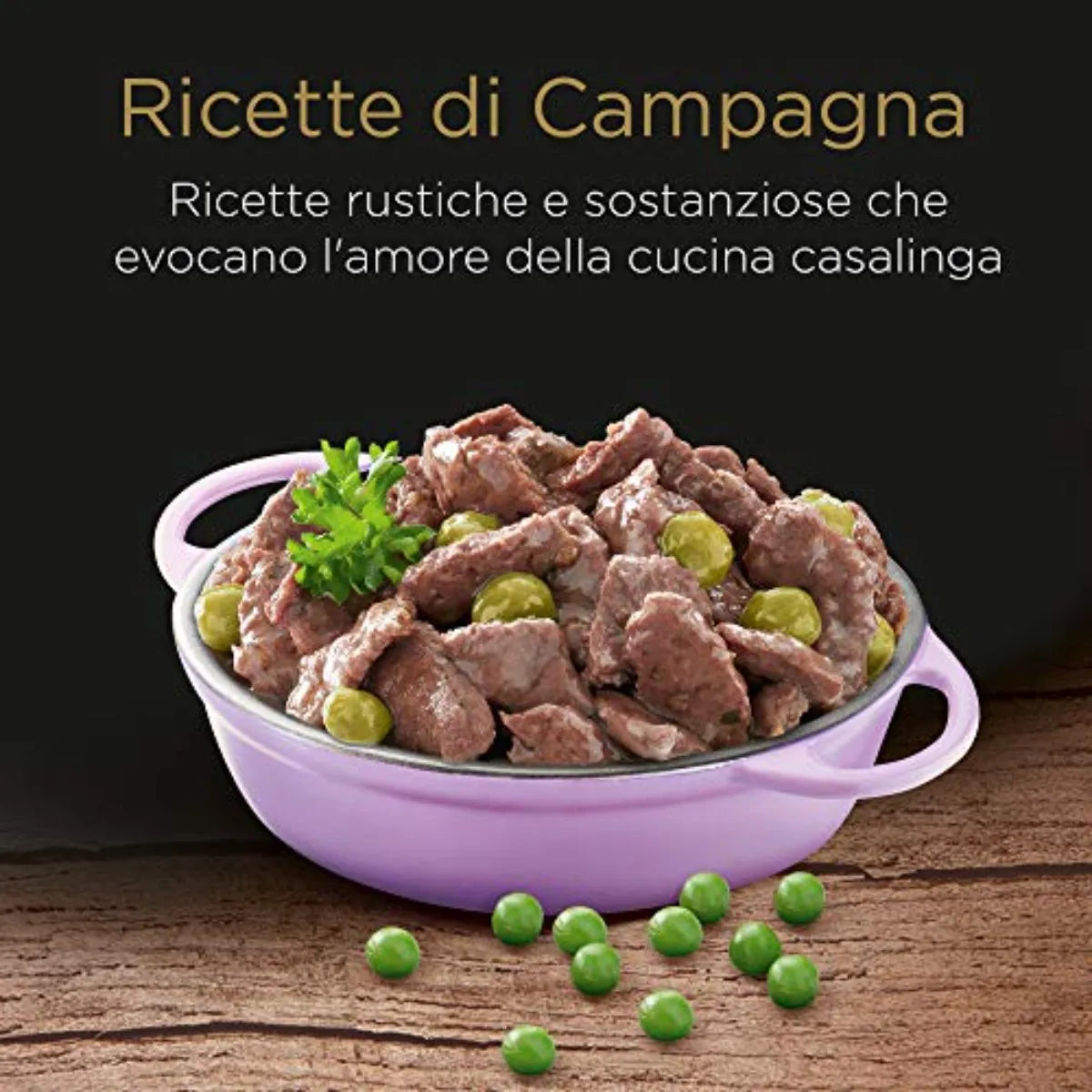 Cesar Ricette Di Campagna Agnello e Piselli 150g - Cibo Umido per Cani