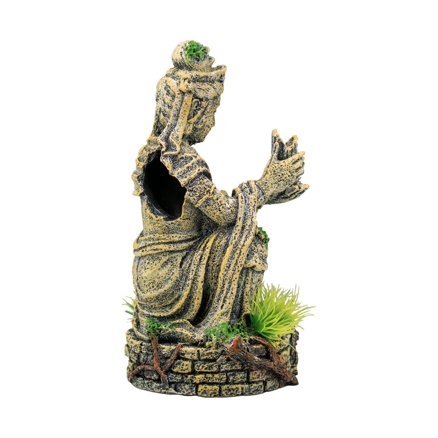 Decorazione in resina Decorart Oriental Statue 10x10x17,5 cm per acquari dolci e marini