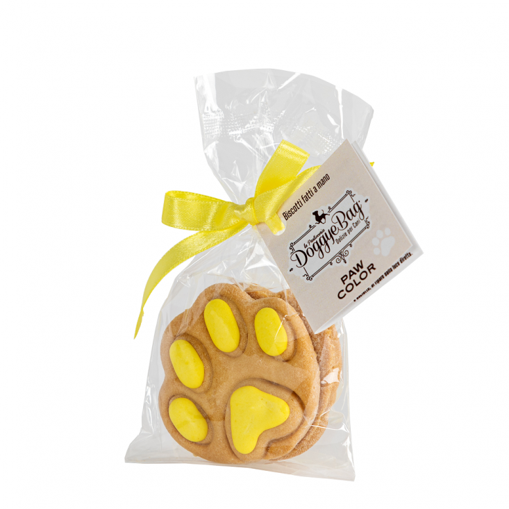 DoggyeBag Paw Color Biscotti Gialli 45 g - 2 Pezzi
