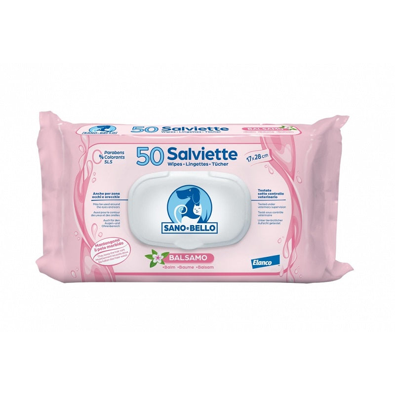 Bayer Sano e Bello Salviette detergenti al profumo di balsamo 50 pz