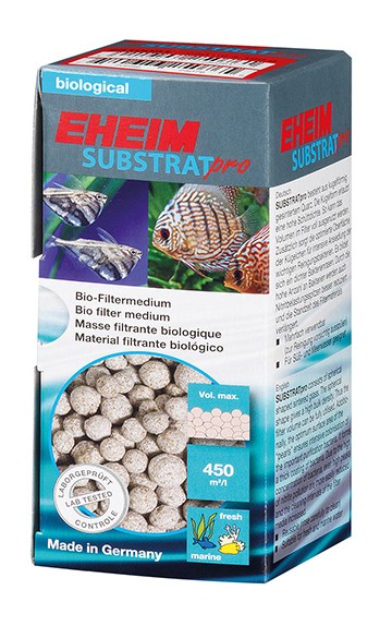 Confezione da 180 g di Eheim SubstratPro materiale filtrante biologico per acquari d’acqua dolce e marina
