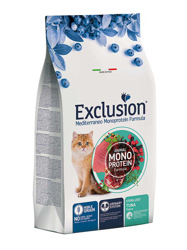 Exclusion Mediterraneo Noble Grain Sterilizzati Tonno - 1,5kg