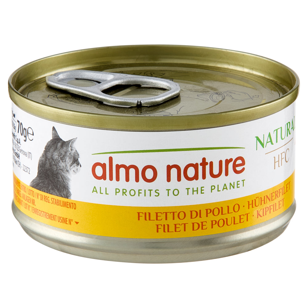 Almo Nature HFC Natural Cats - Filetto di Pollo 70g – Amici e Natura iTALIA