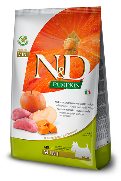 Alimento secco Farmina N&D Pumpkin Cinghiale e Mela 7 kg per cani adulti di taglia piccola