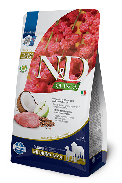 Farmina N&D Quinoa Cane Senior Medio Maxi Agnello 2kg
