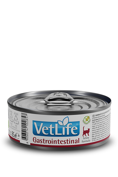 Alimento umido Vet Life Gastrointestinal 85 g per gatti con disturbi intestinali