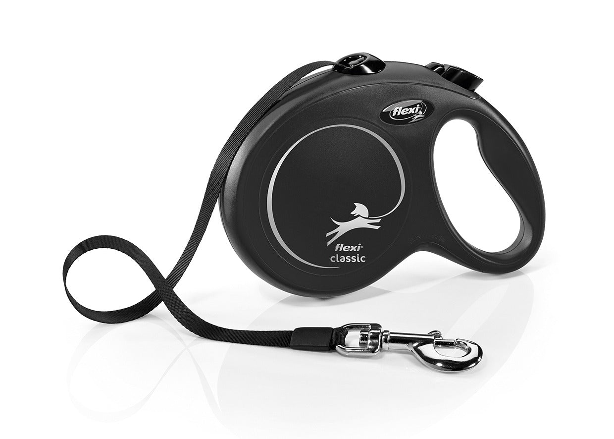 FLEXI NEW CLASSIC L FETTUCCIA 5MT NERO