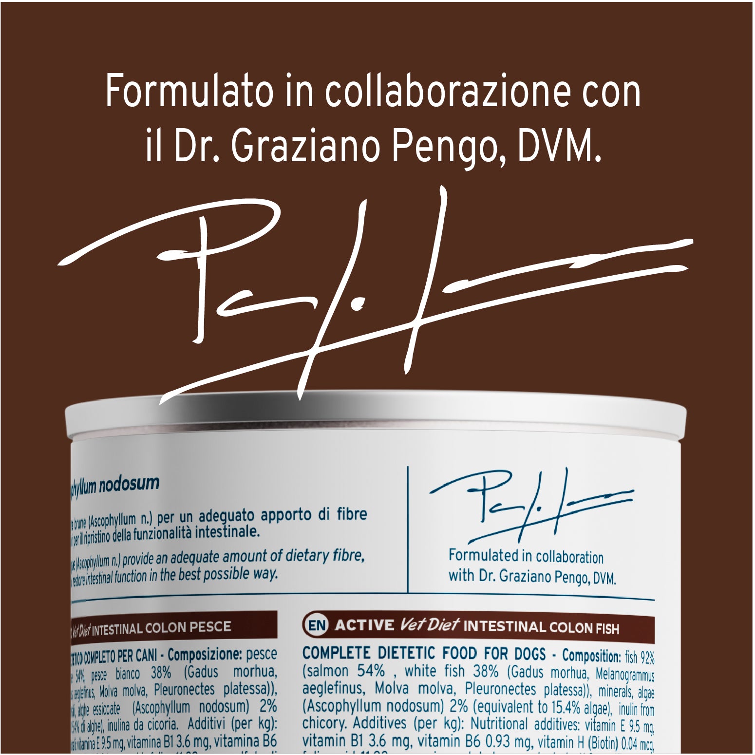 Forza10 umido cane intestinale 390g con pesce e alghe, per disturbi da malassorbimento intestinale