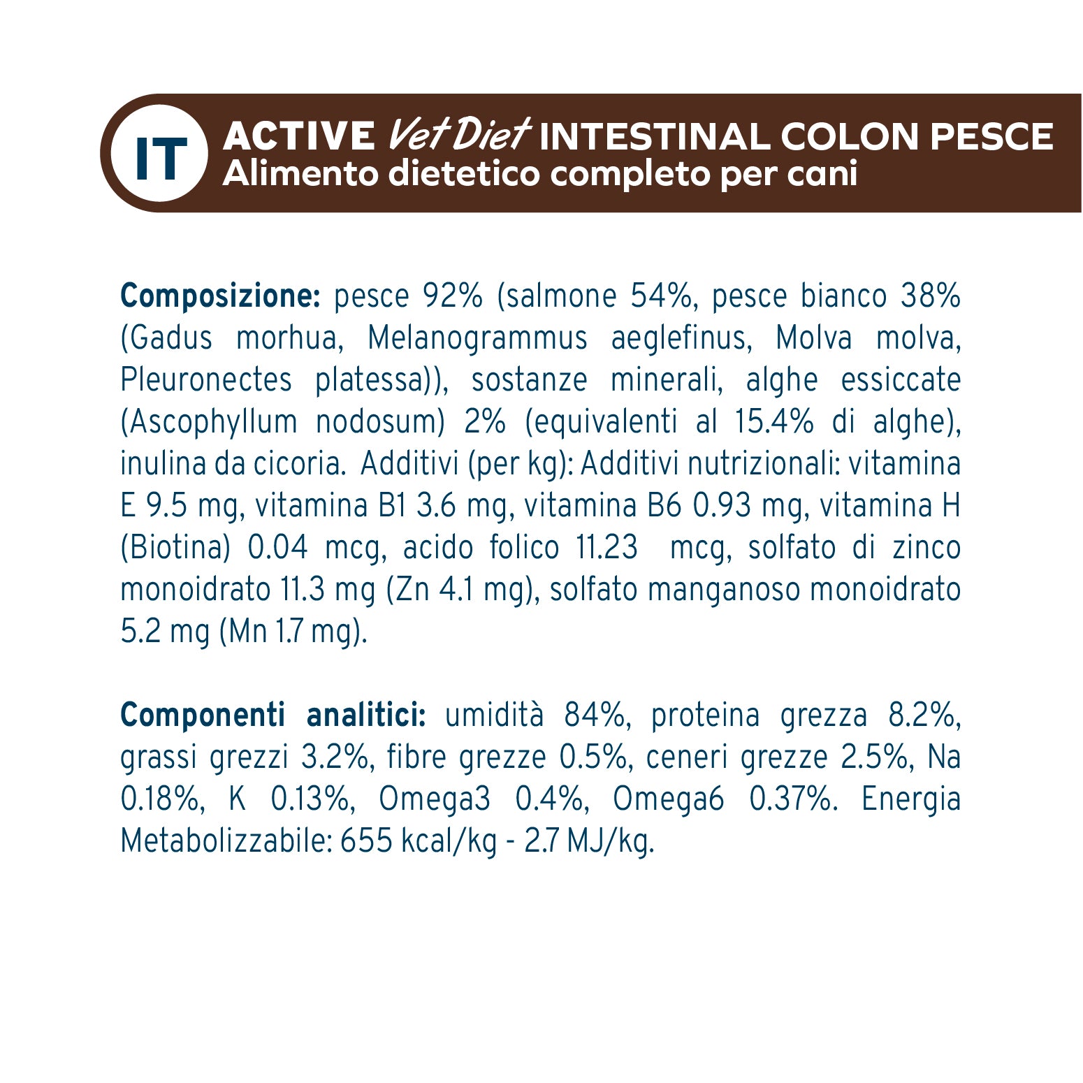 Forza10 umido cane intestinale 390g con pesce e alghe, per disturbi da malassorbimento intestinale