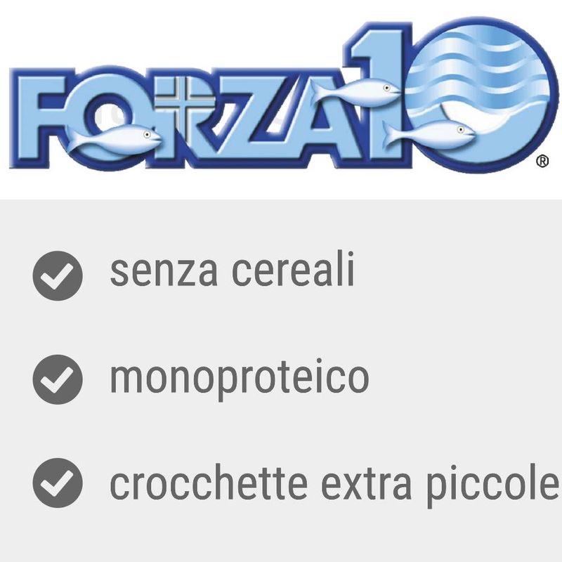 Forza10 Mini & Toy Diet Cavallo e Piselli 1,5 kg Crocchette Cane