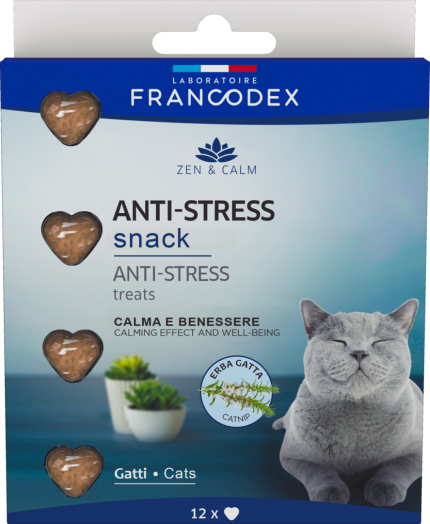 Francodex Snack Antistress per Gatti - 12 Snack Calmanti