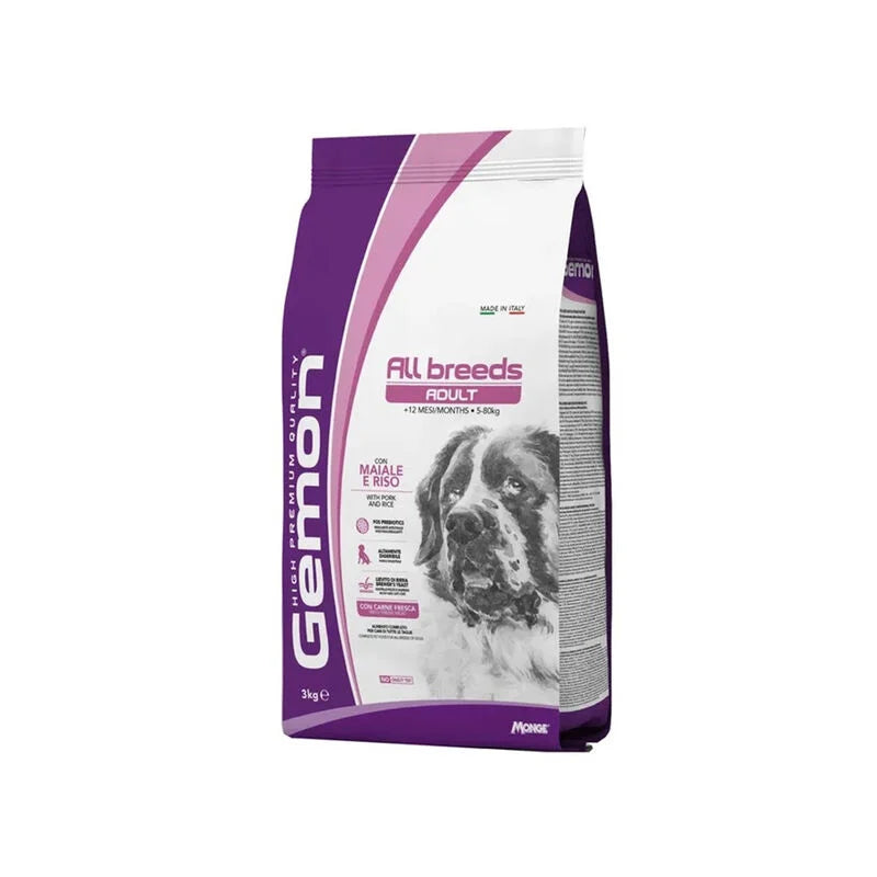 Gemon Cane AllBreeds Adult Maiale 3KG
