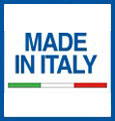 Logo Made in Italy con bandiera italiana per alimento secco per cani adulti