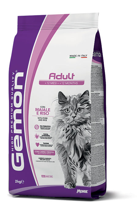 Gemon Gatto Adult Maiale e Riso  2kg