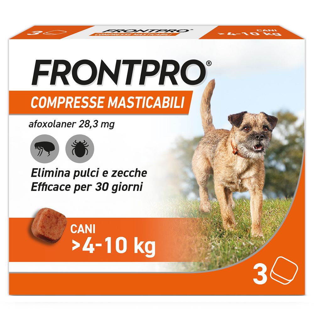 FRONTPRO® compresse masticabili per cani >4–10 kg