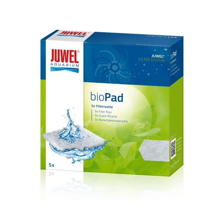 Juwel BioPad L - Ricambio Lana di Perlon per Filtri Bioflow 6.0/Standard/H - 5pz