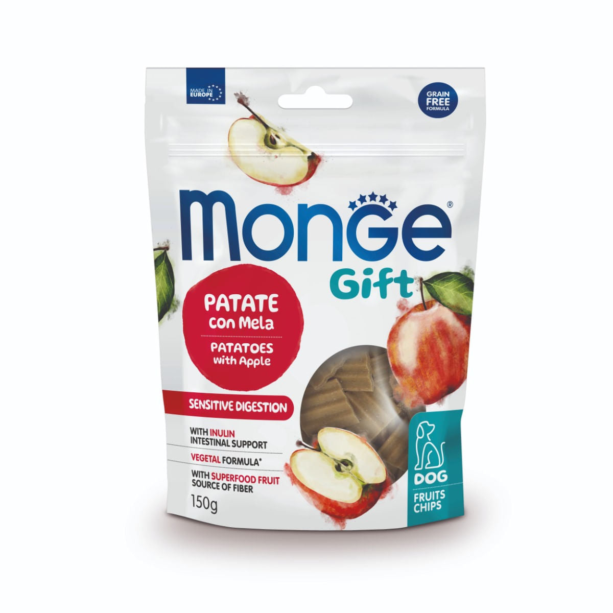 Monge Gift Fruits Chips Sensitive mela 150 gr