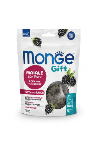 Monge Cane Gift Super M - Puppy Junior Maiale More 150g