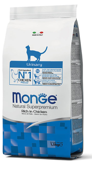 Monge Natural Superpremium Urinary 1,5kg - Croccantini per Gatti
