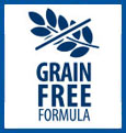 Simbolo Monge Grain Free formula per cani, identifica alimento senza cereali nella ricetta