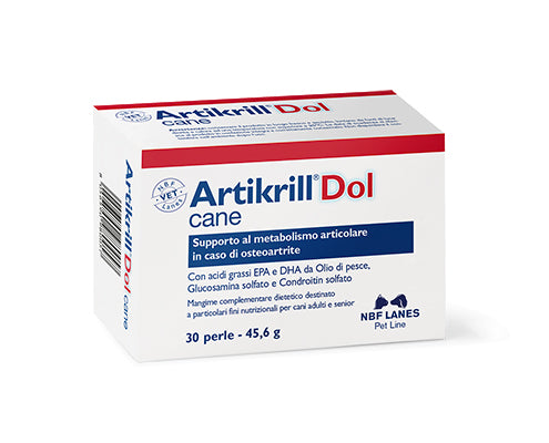 NBF LANES Artikrill Dol 30 Perle Integratore per Cane