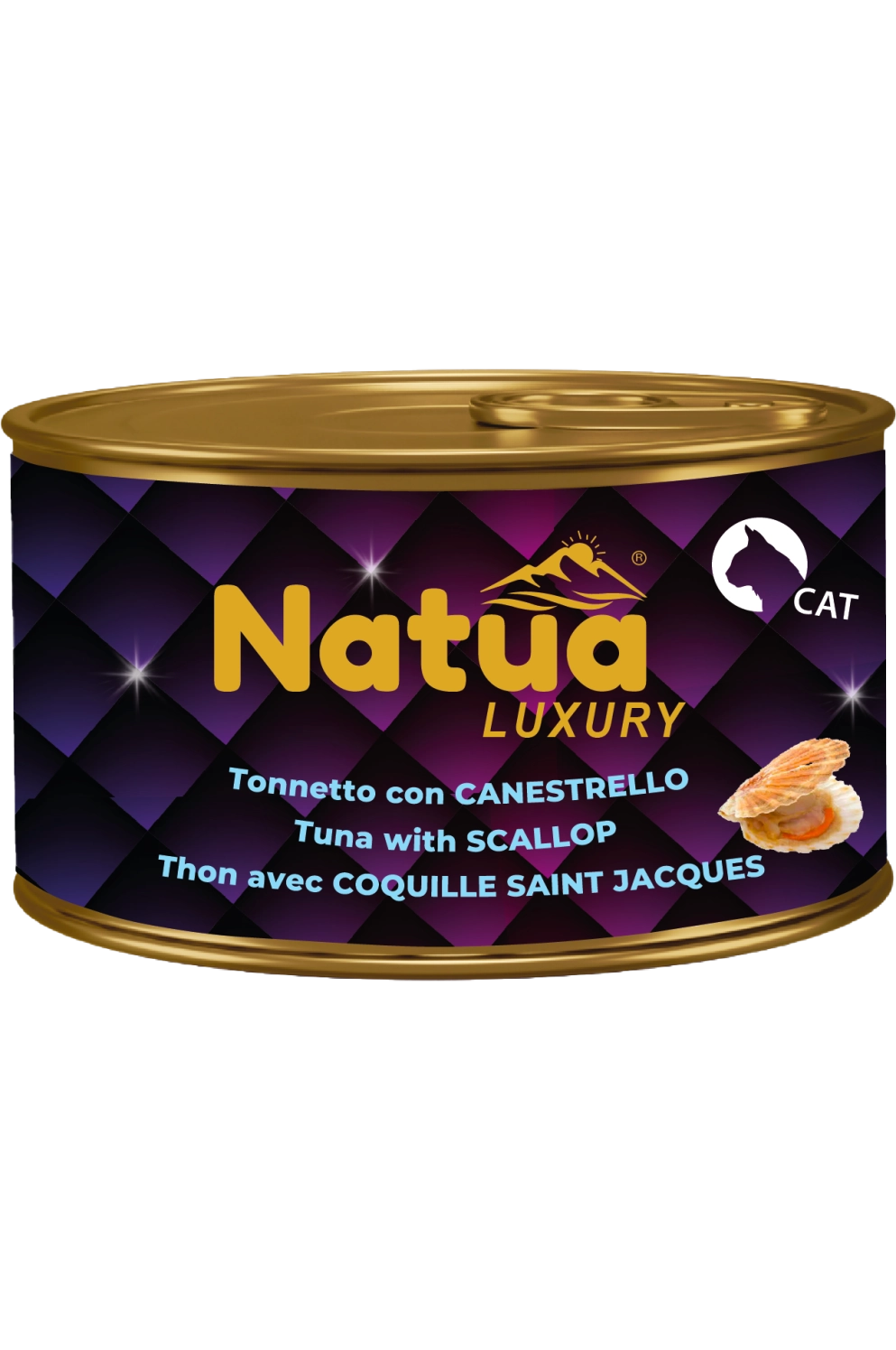 Natua Cat Lux Tonnetto con Canestrelli 85g Lattina