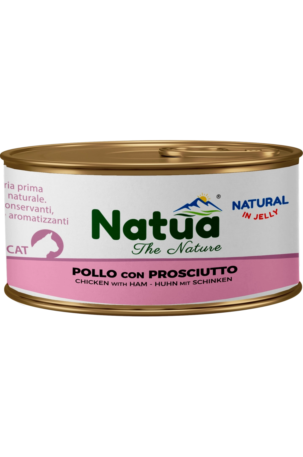 Natua Cat Pollo con Prosciutto 150g Lattina