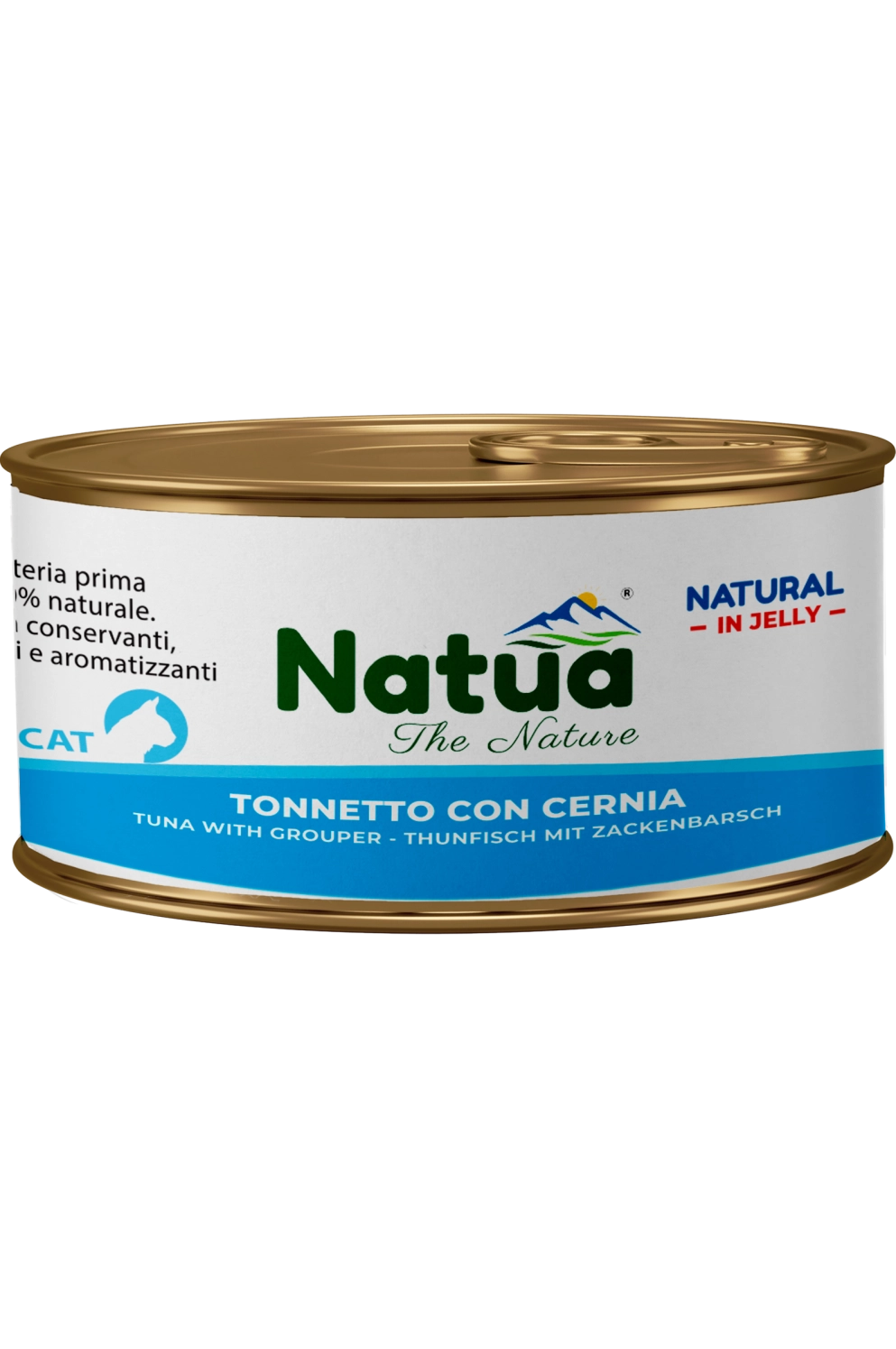 Natua Cat Tonnetto con Cernia 150g Lattina