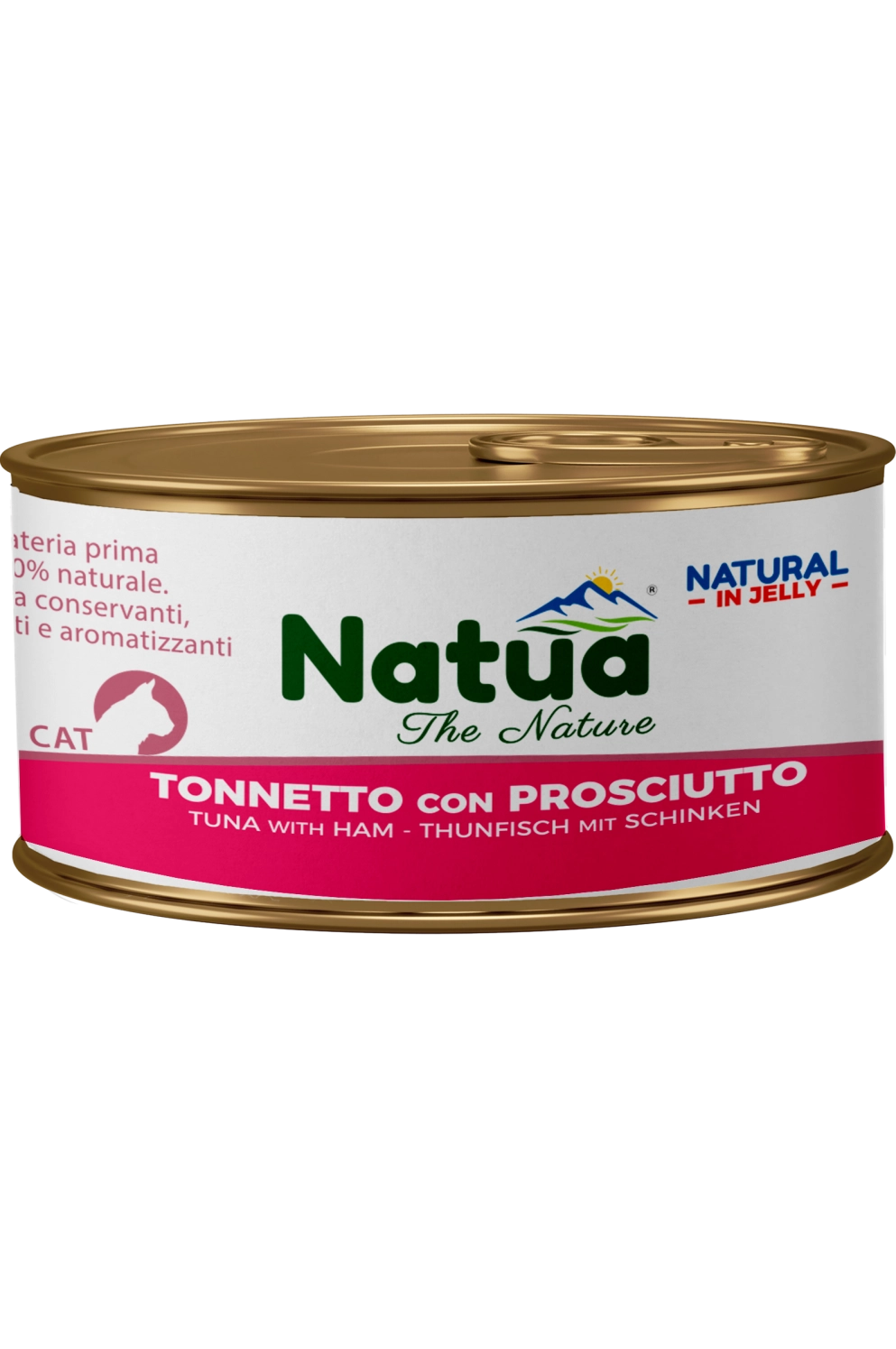 Natua Cat Tonnetto con Prosciutto 150g Lattina