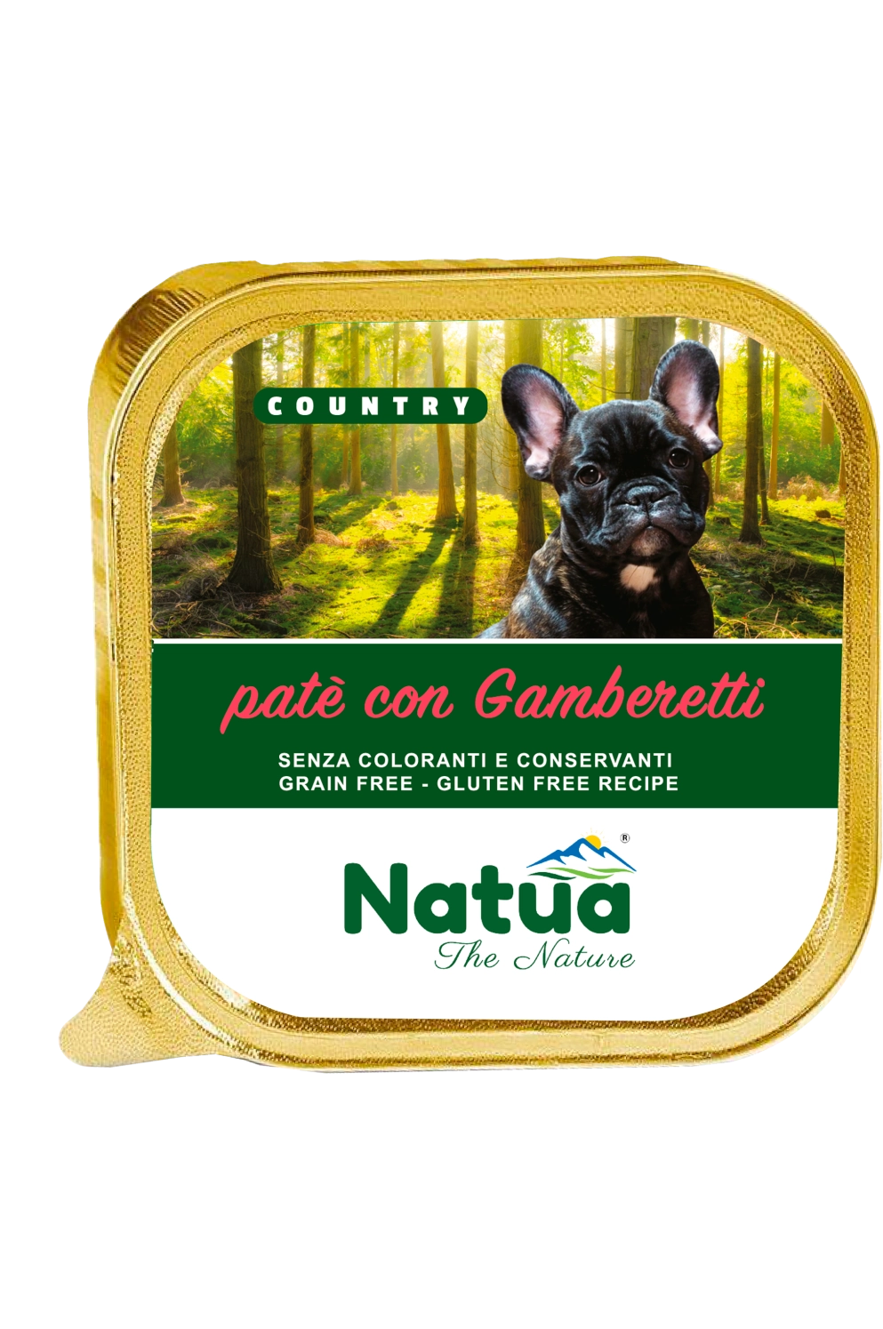 Natua Dog Country Gamberetti 100g Vaschetta