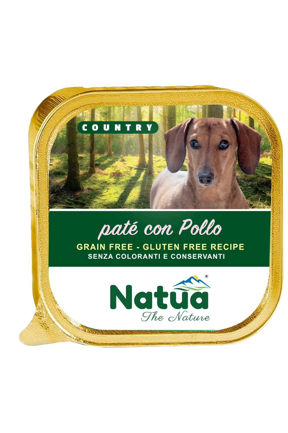 Natua Dog Country Pollo 100g Vaschetta