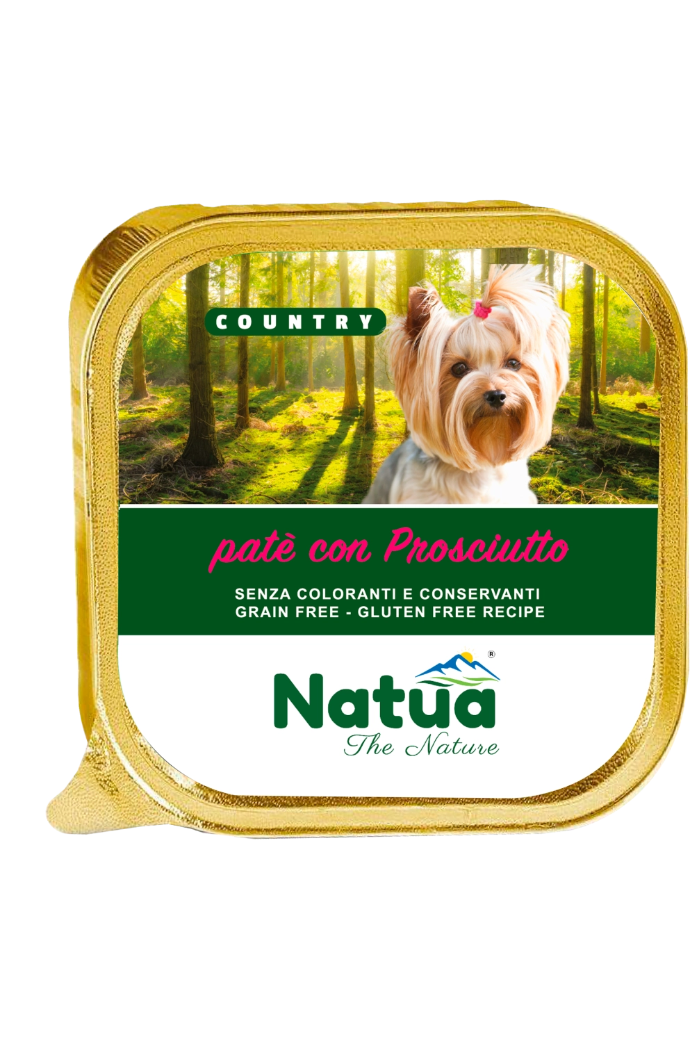 Natua Dog Country Prosciutto 100g Vaschetta