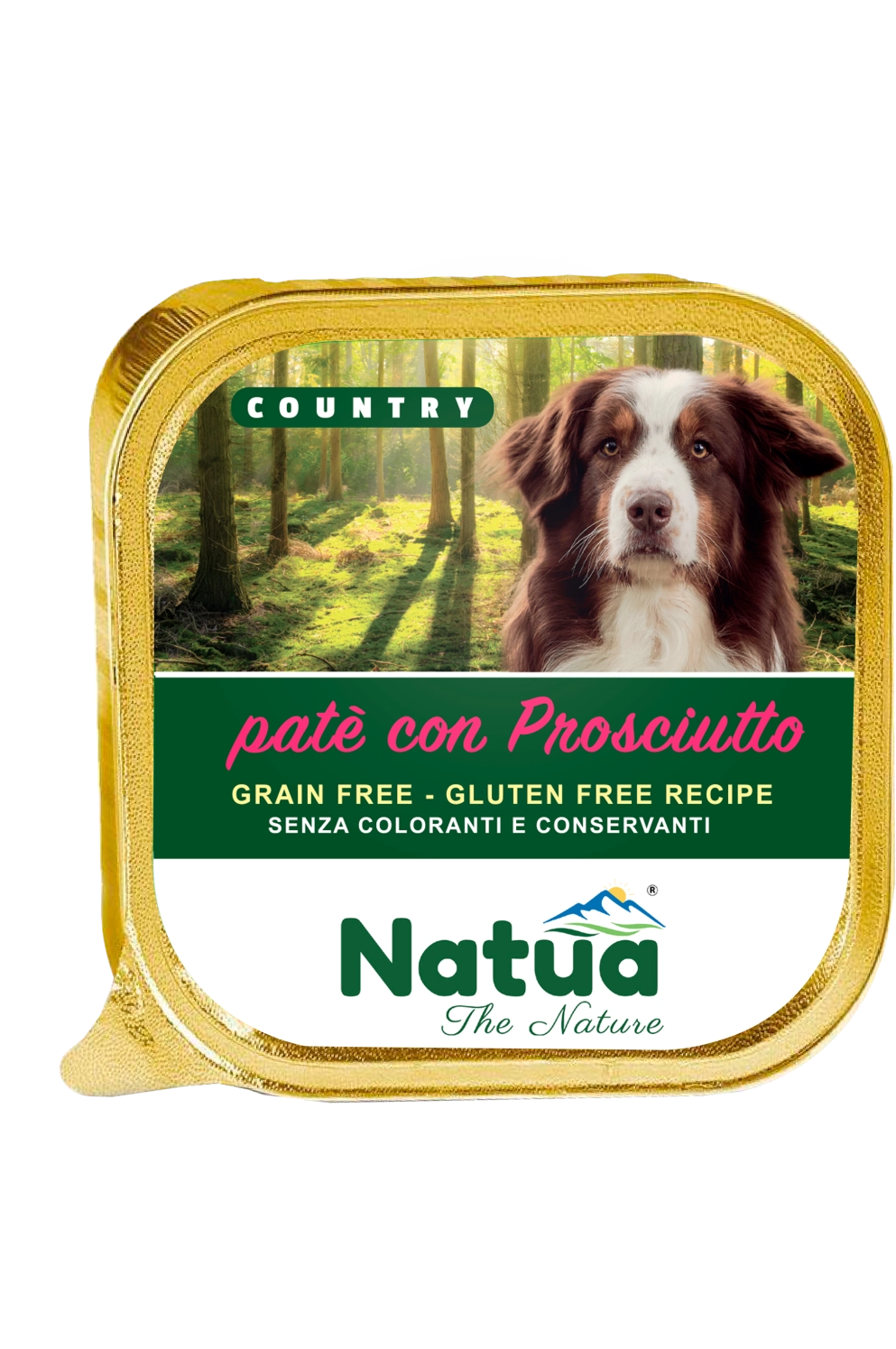Natua Dog Country Prosciutto 300g Vaschetta