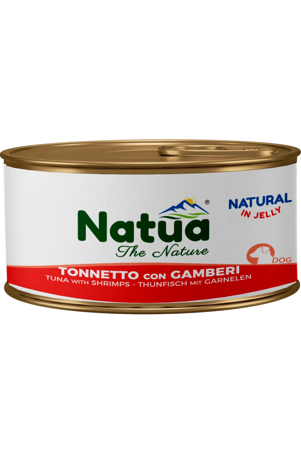 Natua Dog Tonnetto con Gamberi 85g Lattina