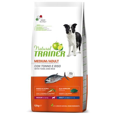 Natural Trainer Adult Medium con Tonno 12kg - Cane Adulto