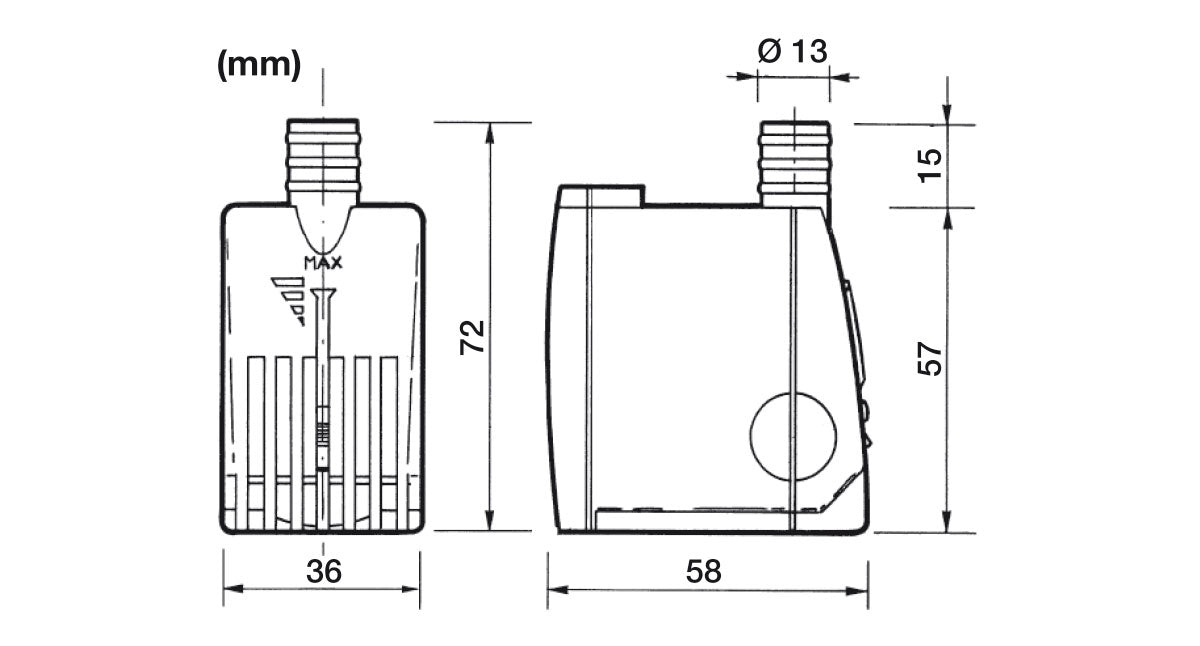 Newa Mini 404 Pompa regolabile fino a 420 l/h