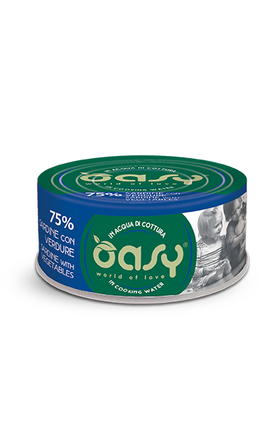 Oasy More Love Sardine con Verdure 70g Lattina