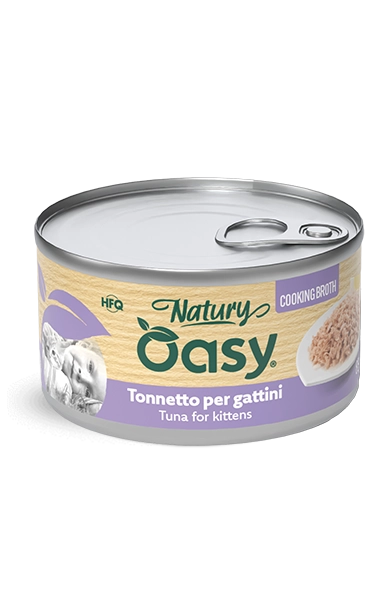 Oasy Natury Cooking Broth Tonnetto per Gattini 85g