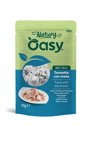 Oasy Natury Soft Jelly Tonnetto con Orata 70g Busta