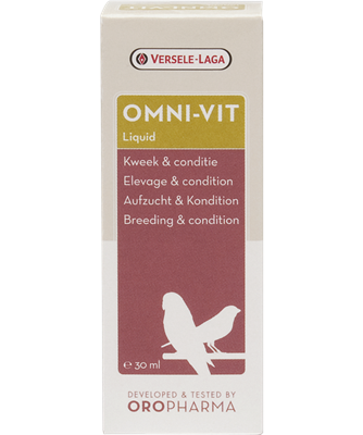 Oropharma Omni-Vit Liquid 30 ml – Complesso Vitaminico per Uccelli