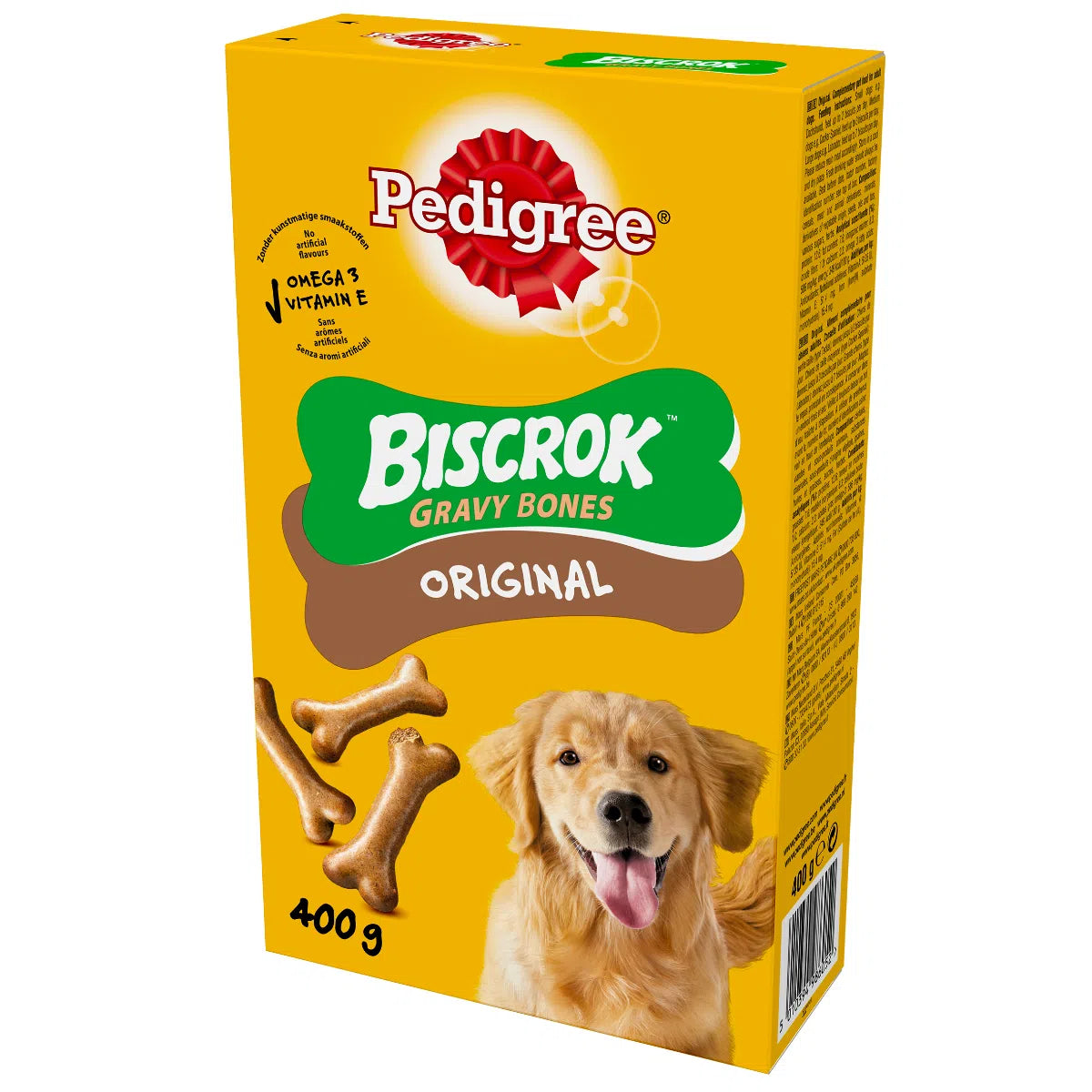 Pedigree Biscrok Gravy Bones Original - 400g Biscotti Croccanti per Cani