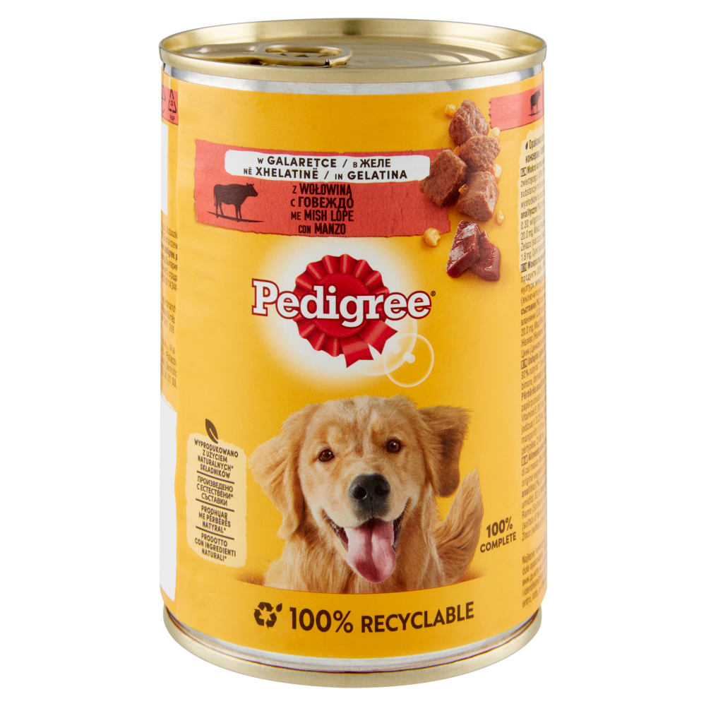 Pedigree Manzo in Gelatina 400g - Cibo Umido per Cani