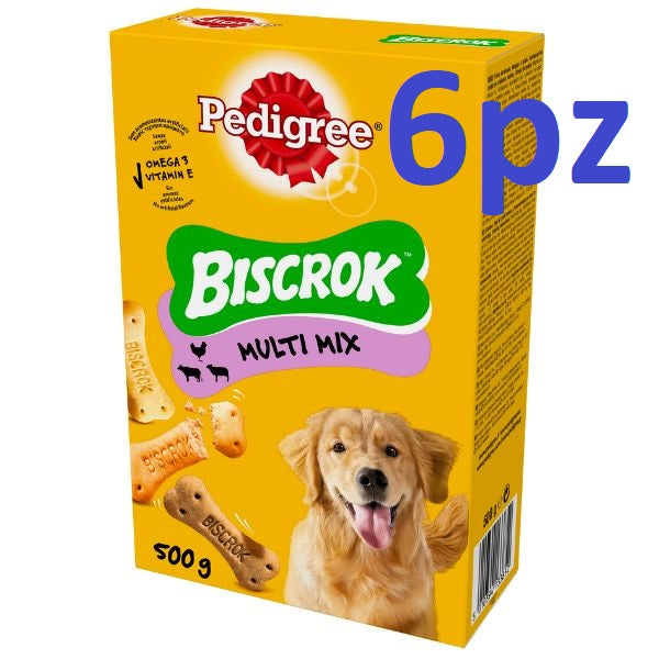 6x500g Pedigree Biscrok - Biscotti Croccanti per Cani