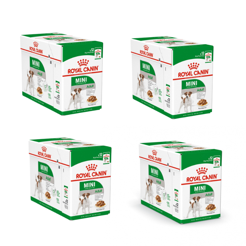 Royal Canin Mini Adult Umido in Salsa per Cani 48x85g