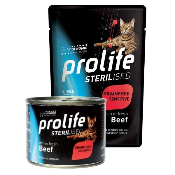 Prolife Sterilised Adult Manzo 85 Gr