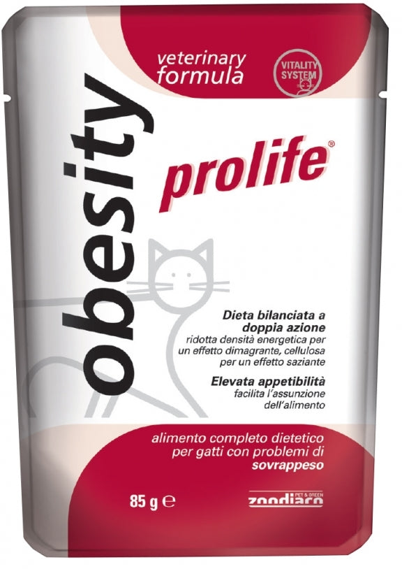 Prolife Cat Veterinary Diet Obesity 85g Alimento umido per Gatto
