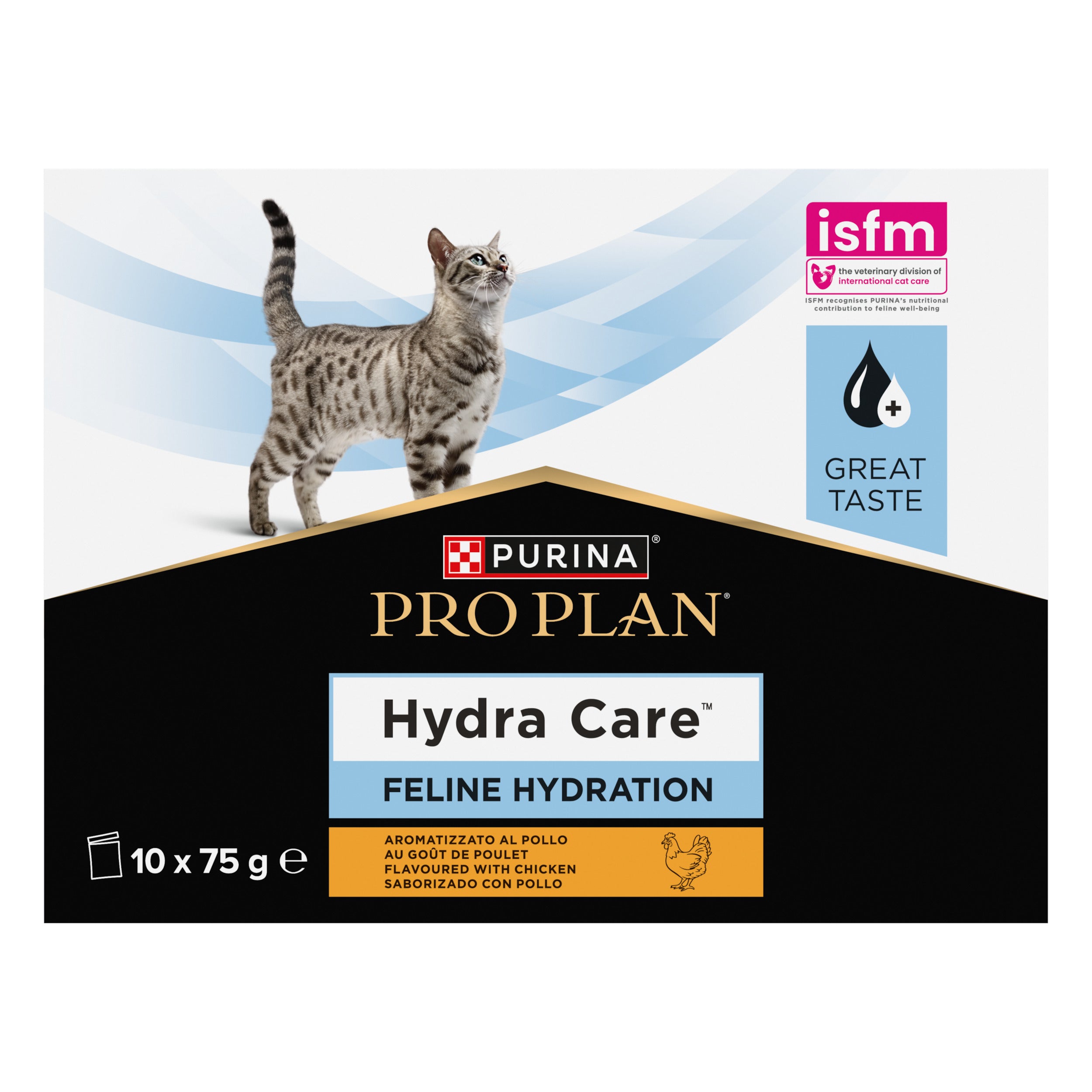 Proplan Cat 10x75g Veterinary Diets HC Hydra Care Pollo