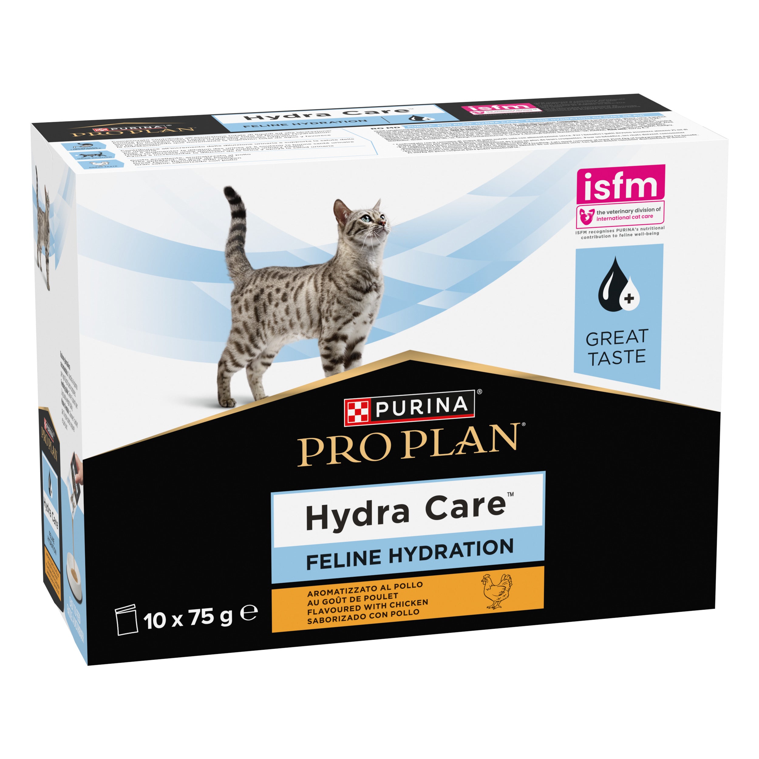 Proplan Cat 10x75g Veterinary Diets HC Hydra Care Pollo