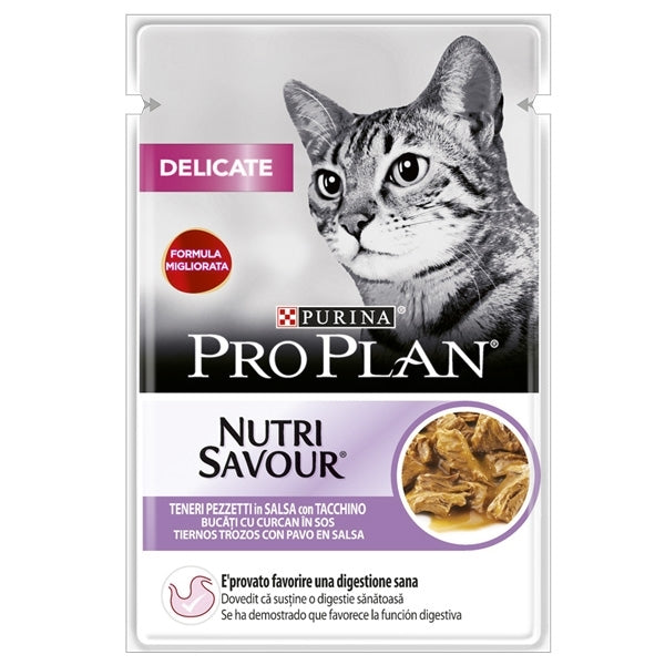 Purina Pro Plan Nutri Savour Delicate Tacchino 85 Gr