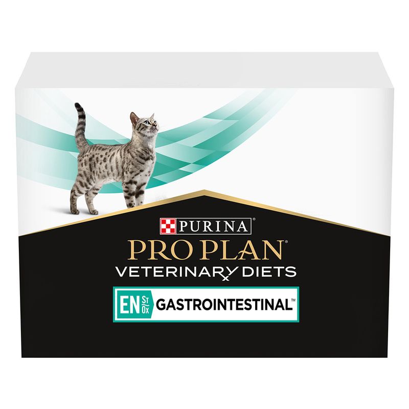 Purina Pro Plan Veterinary Diets Feline EN ST/OX Gastrointestinal 10x85g Salmone